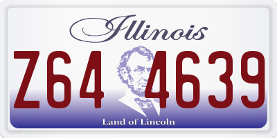 IL license plate Z644639