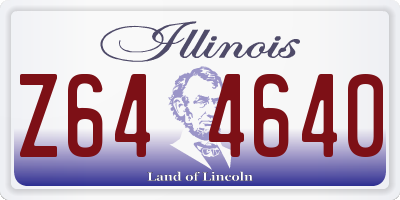 IL license plate Z644640