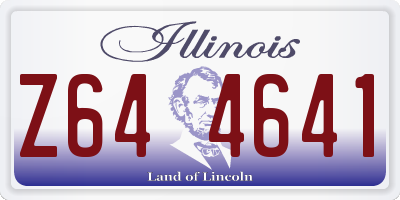 IL license plate Z644641