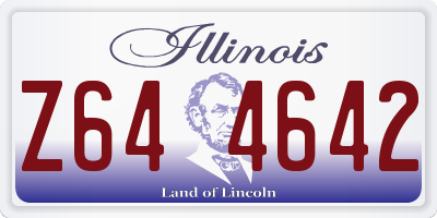 IL license plate Z644642
