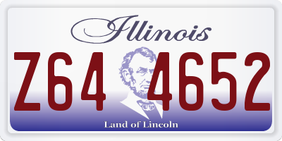 IL license plate Z644652