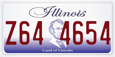 IL license plate Z644654