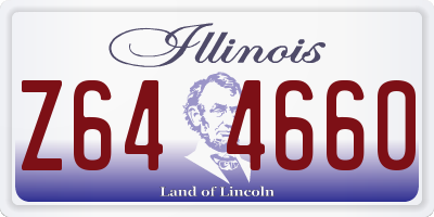 IL license plate Z644660