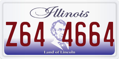 IL license plate Z644664