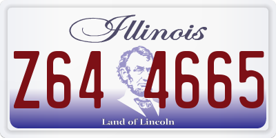 IL license plate Z644665