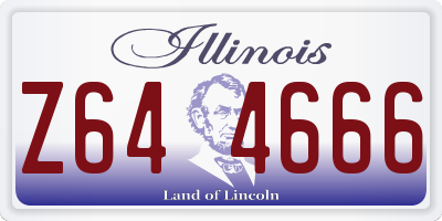 IL license plate Z644666