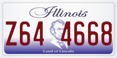 IL license plate Z644668