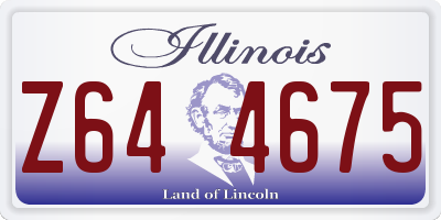 IL license plate Z644675