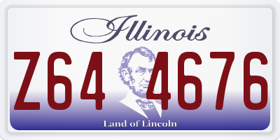 IL license plate Z644676