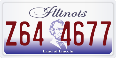 IL license plate Z644677