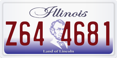IL license plate Z644681