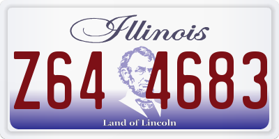 IL license plate Z644683