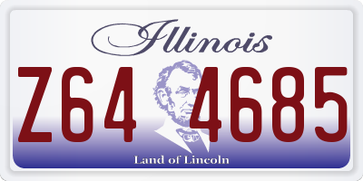 IL license plate Z644685
