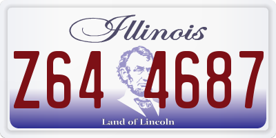 IL license plate Z644687