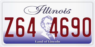 IL license plate Z644690