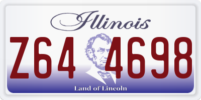 IL license plate Z644698