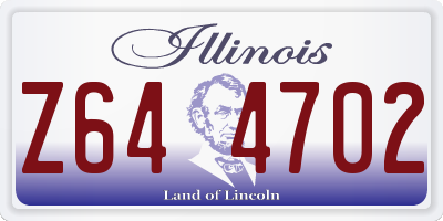 IL license plate Z644702