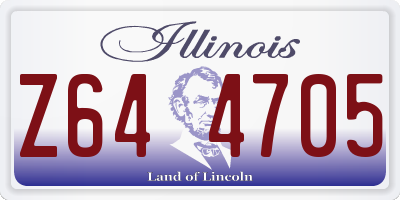 IL license plate Z644705