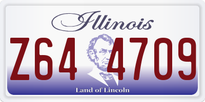 IL license plate Z644709