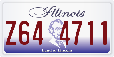 IL license plate Z644711
