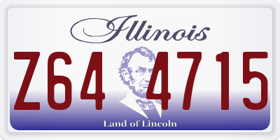 IL license plate Z644715
