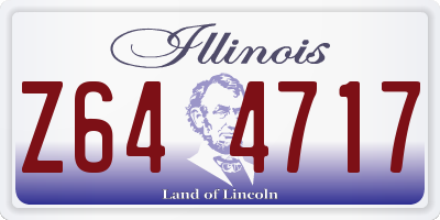 IL license plate Z644717