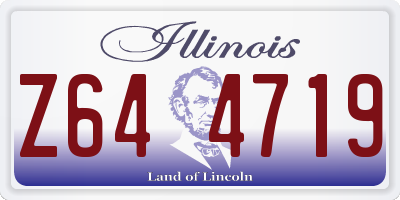 IL license plate Z644719