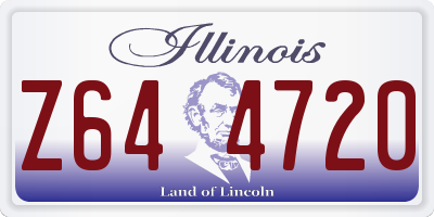 IL license plate Z644720