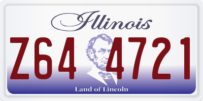 IL license plate Z644721
