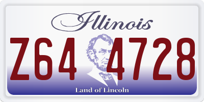 IL license plate Z644728