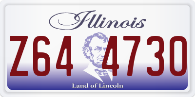 IL license plate Z644730