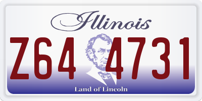 IL license plate Z644731
