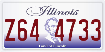 IL license plate Z644733