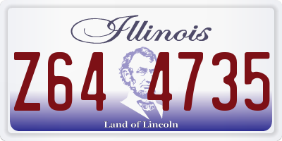 IL license plate Z644735