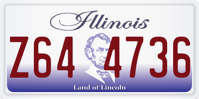 IL license plate Z644736