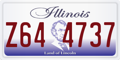 IL license plate Z644737