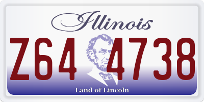 IL license plate Z644738