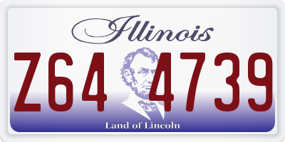 IL license plate Z644739