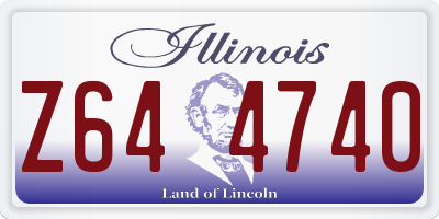 IL license plate Z644740
