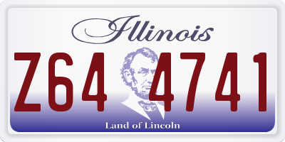 IL license plate Z644741