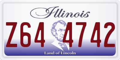 IL license plate Z644742
