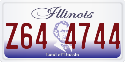 IL license plate Z644744