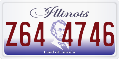 IL license plate Z644746