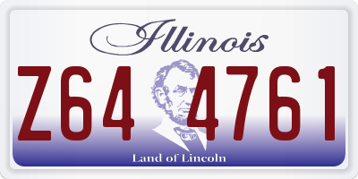 IL license plate Z644761