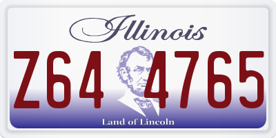 IL license plate Z644765