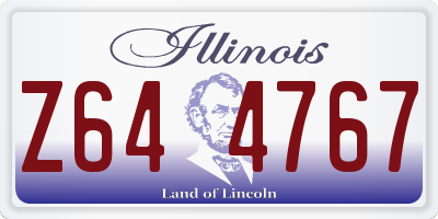 IL license plate Z644767