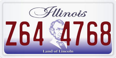 IL license plate Z644768