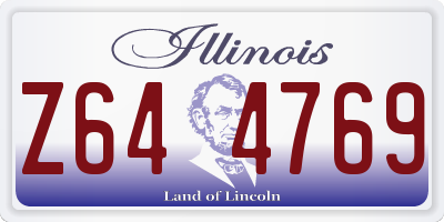 IL license plate Z644769