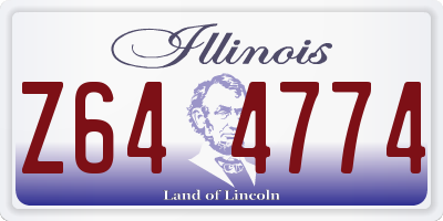 IL license plate Z644774
