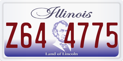 IL license plate Z644775